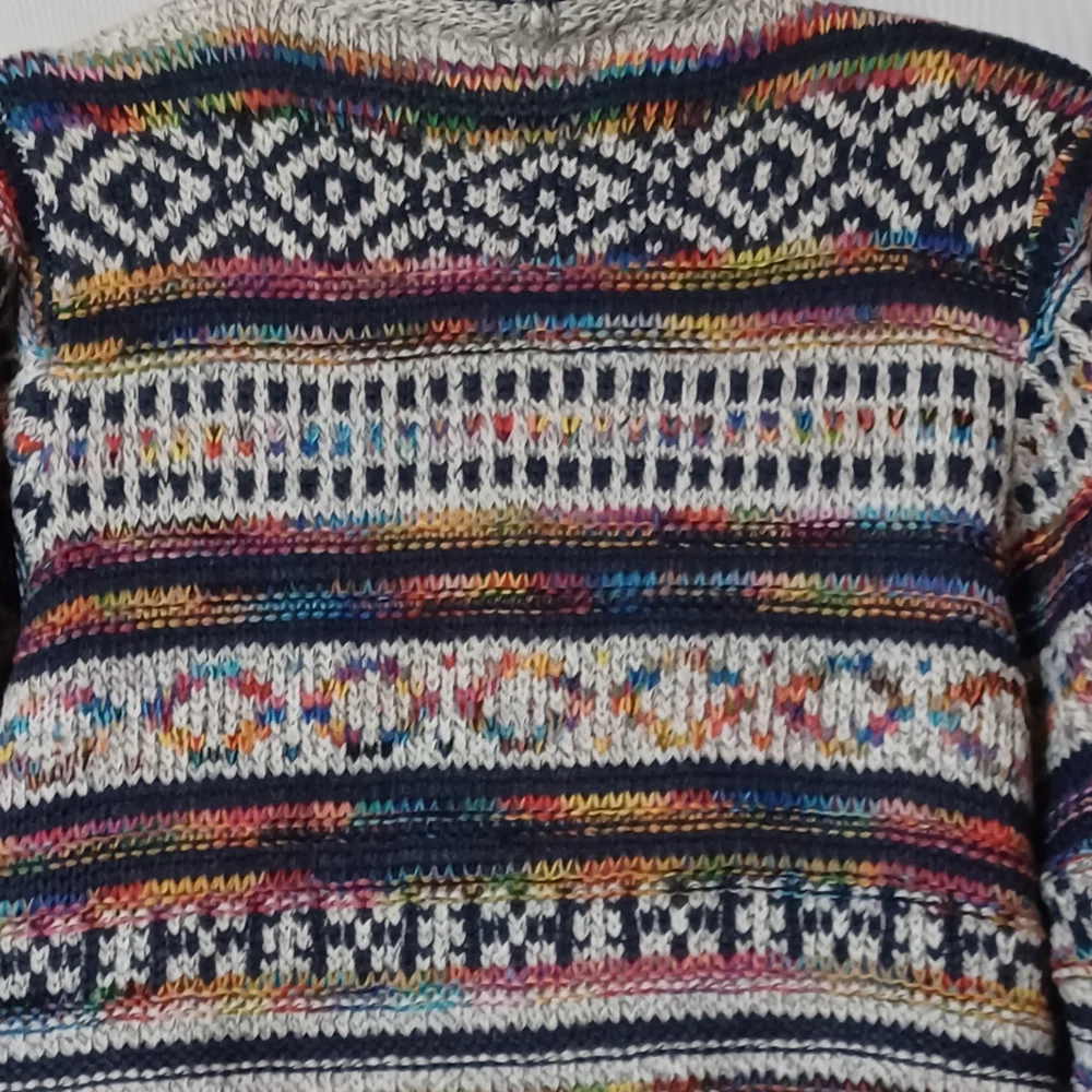 Haptics by Holly Harper Boho Multi-colored Knitted Cardigan. M - Picture 8 of 14